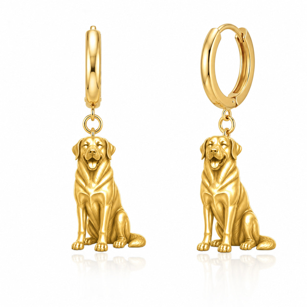 Anatolian Shepherd Dog personalized companion handcrafted huggie earrings