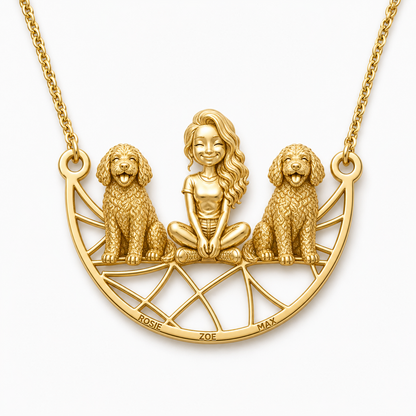 Aussiedoodle - 18K Gold Vermeil - 1st