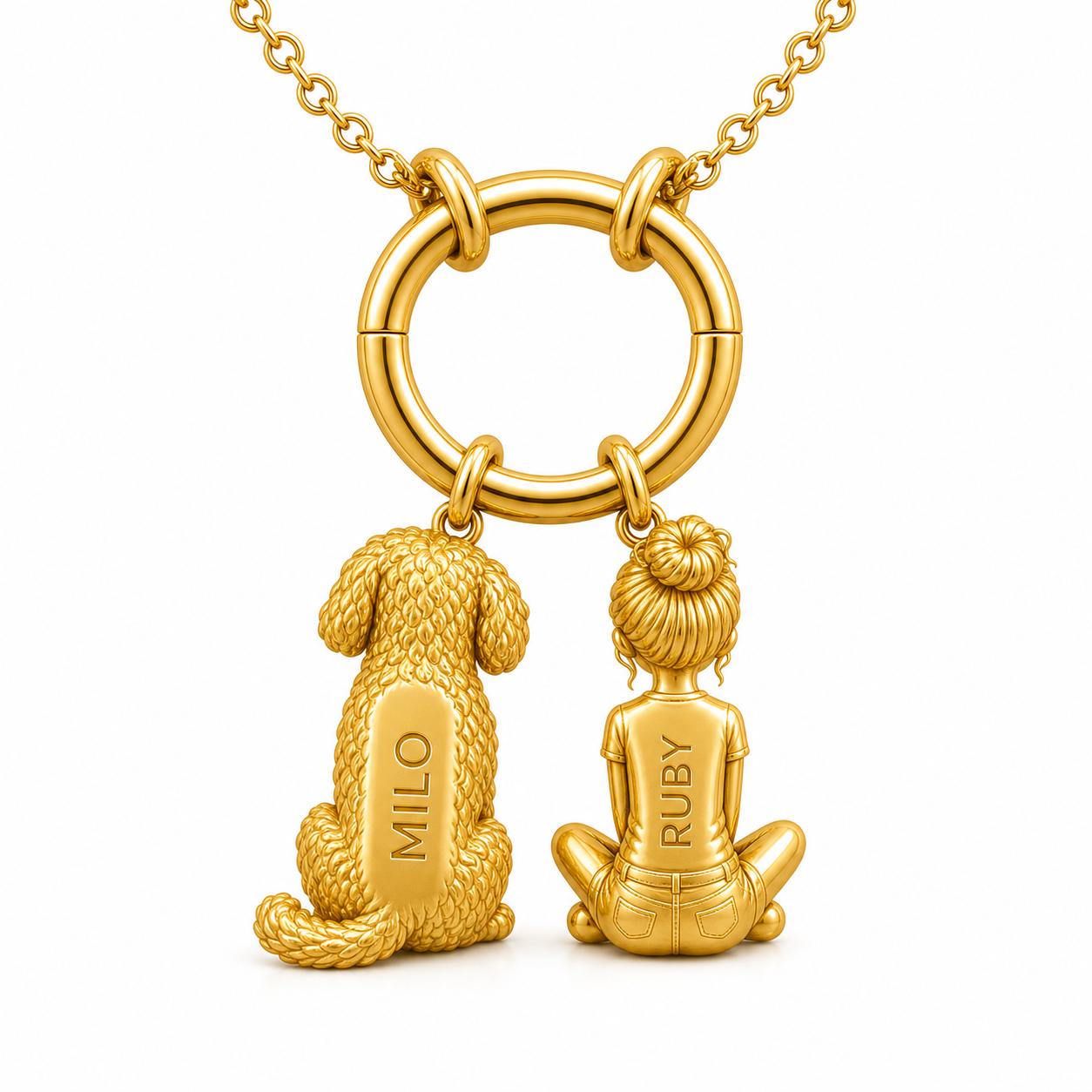 Aussiedoodle - 18K Gold Vermeil - 2nd