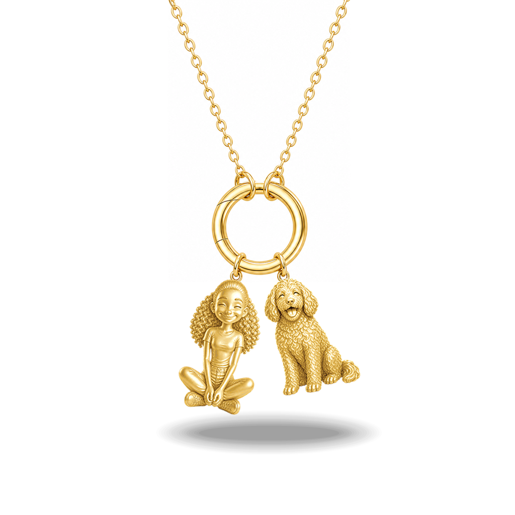 Aussiedoodle - 18K Gold Vermeil - 1st