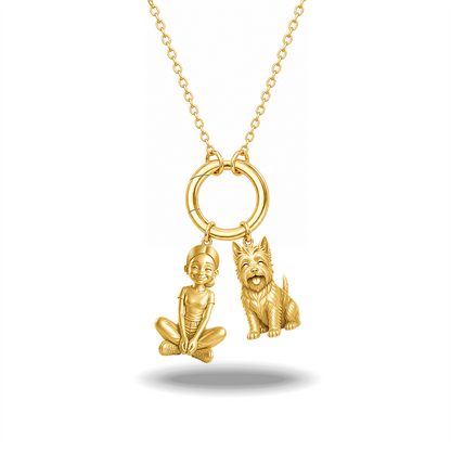 Australian Terrier - 18K Gold Vermeil - 1st