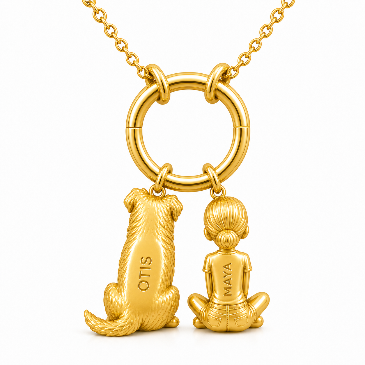 Australian Shepherd - 18K Gold Vermeil - 2nd