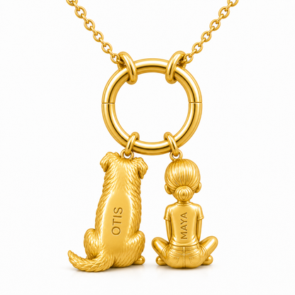 Australian Shepherd - 18K Gold Vermeil - 2nd