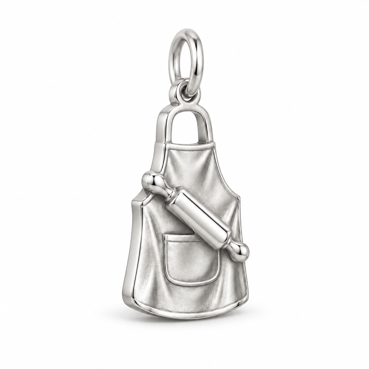 Baker's Apron and Rolling Pin Charm