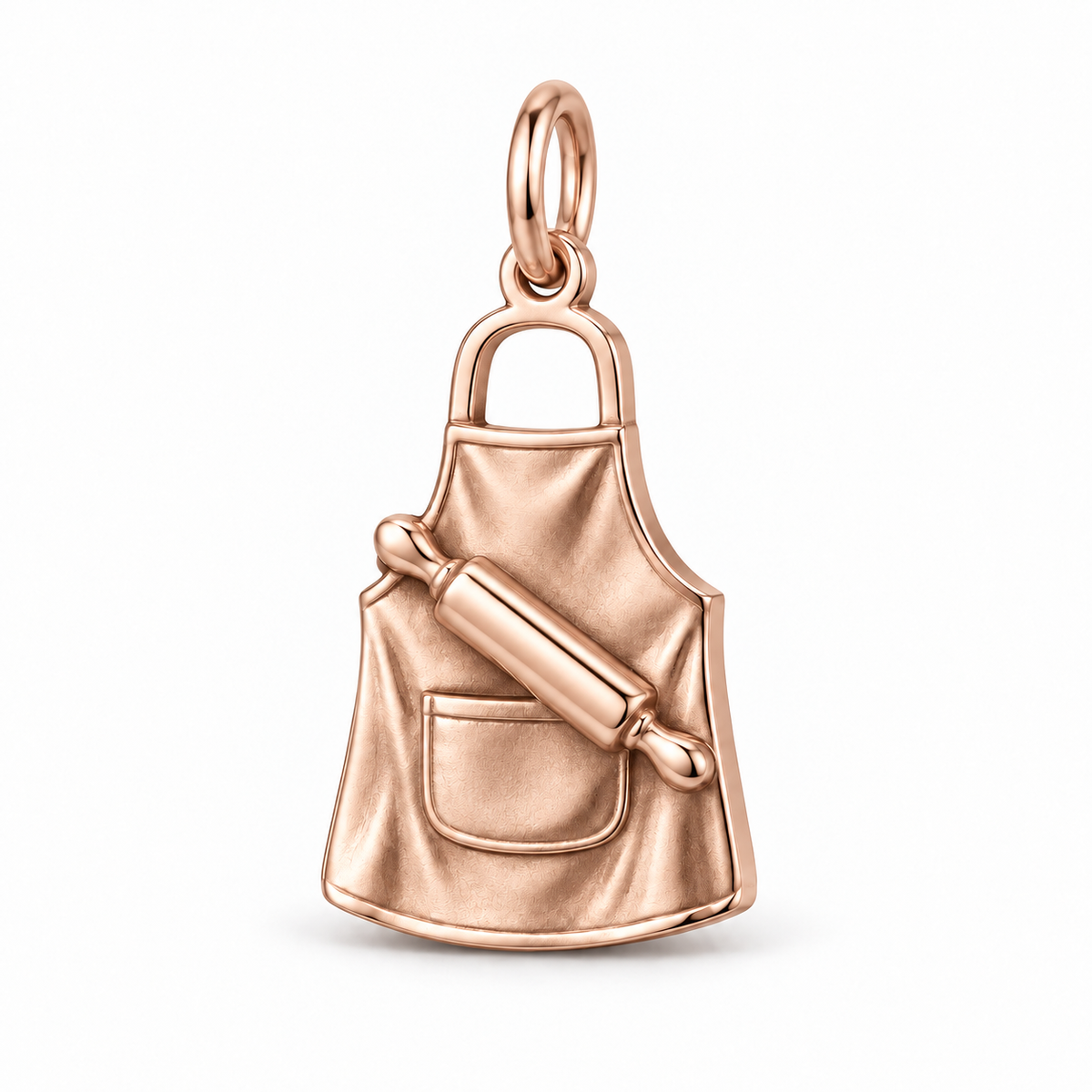 Baker's Apron and Rolling Pin Charm
