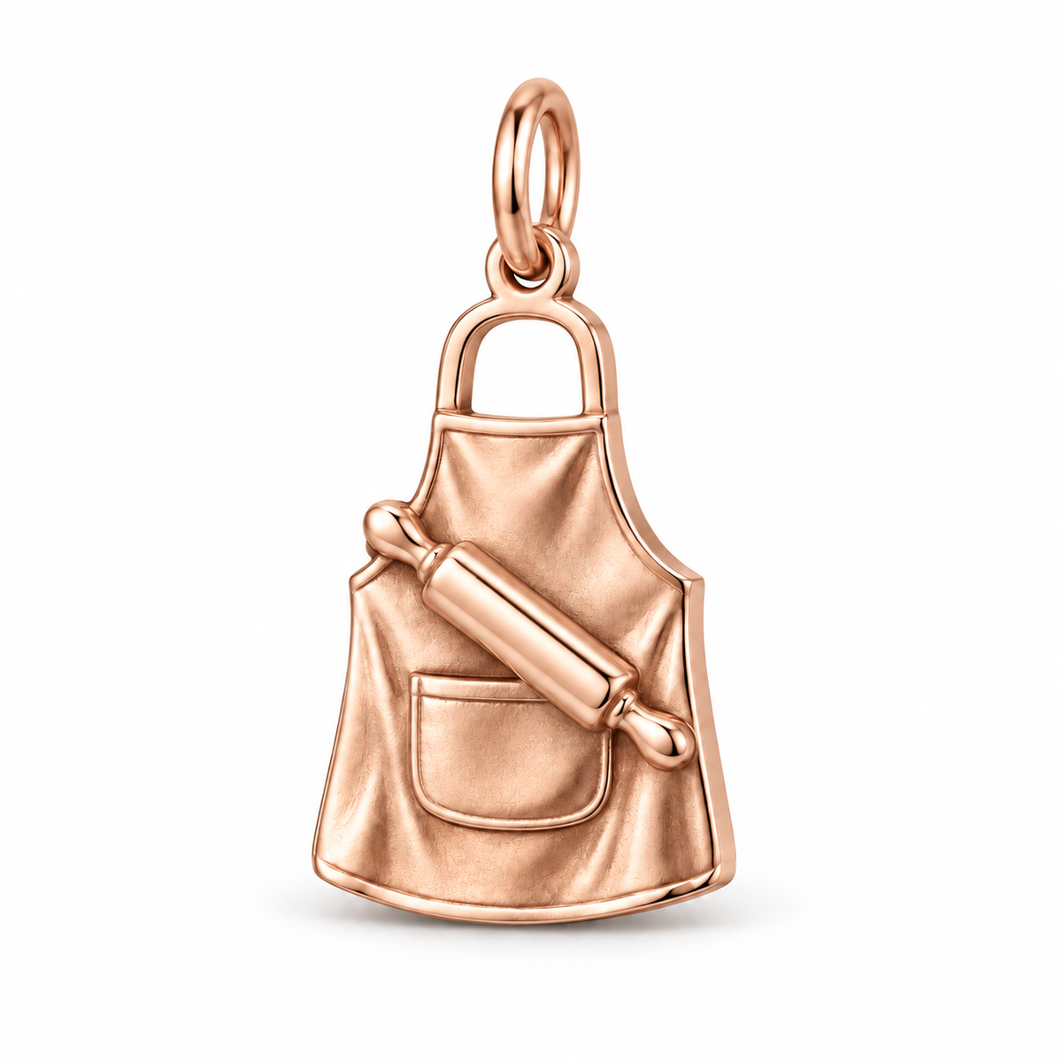 Baker's Apron and Rolling Pin Charm