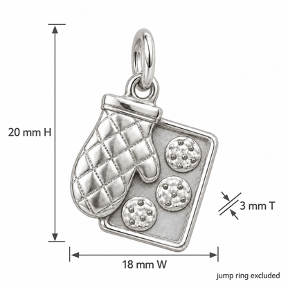 Oven Mitt and Cookie Tray Charm