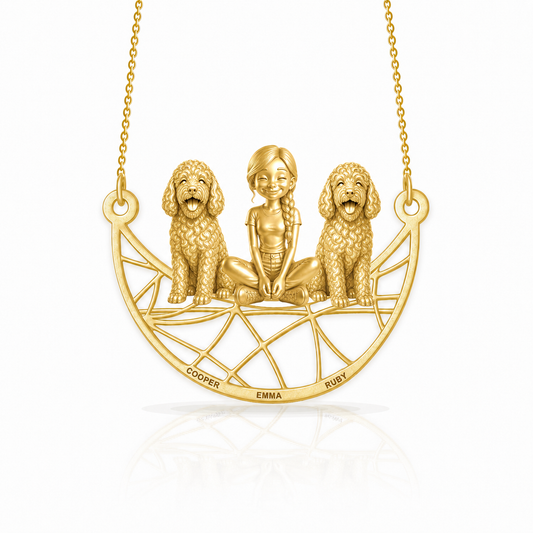 Soulyshine Barbet personalized companion necklace