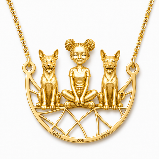 Basenji - 18K Gold Vermeil - 1st