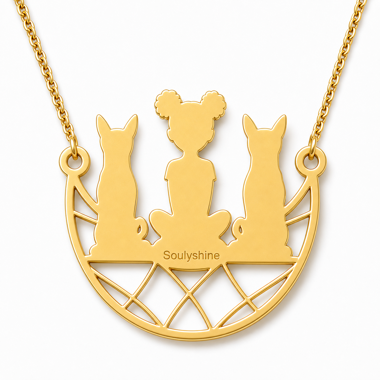 Basenji - 18K Gold Vermeil - 2nd