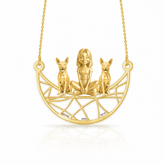 Basenji - 18K Gold Vermeil - 1st