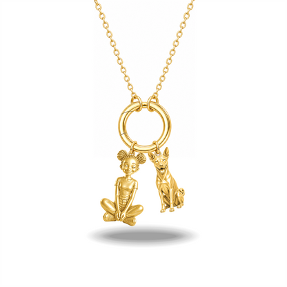 Basenji - 18K Gold Vermeil - 1st
