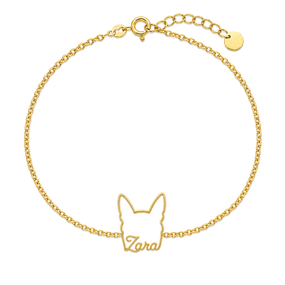 Soulyshine Basenji personalized pet face and name bracelet - product image 14
