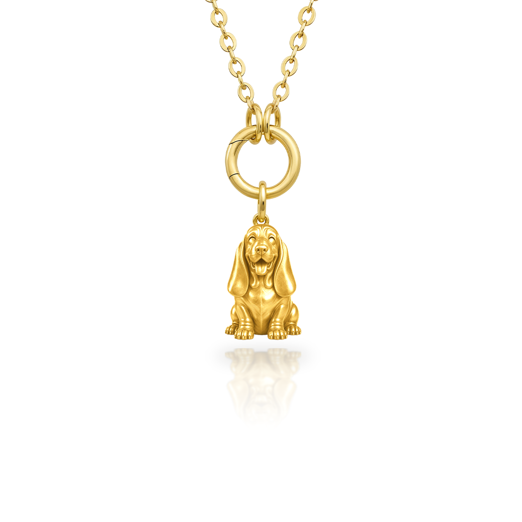 Basset-Hound - 18K Gold Vermeil - 1st