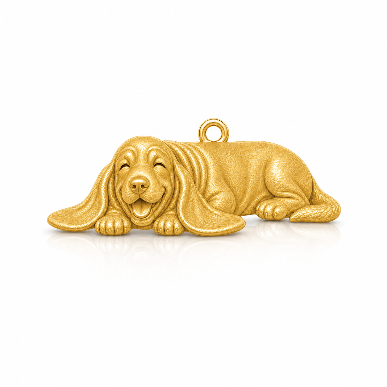 Soulyshine Basset Hound Personalized Pet Companion Charm Only