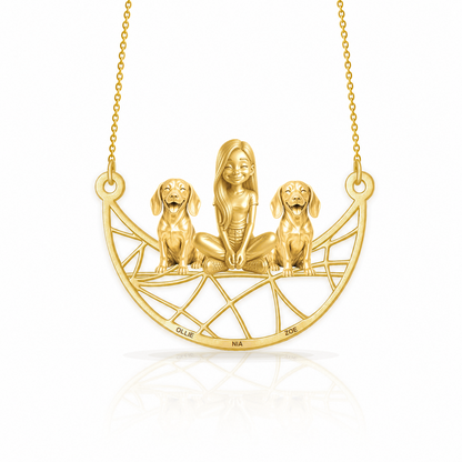Soulyshine Beagle personalized companion necklace