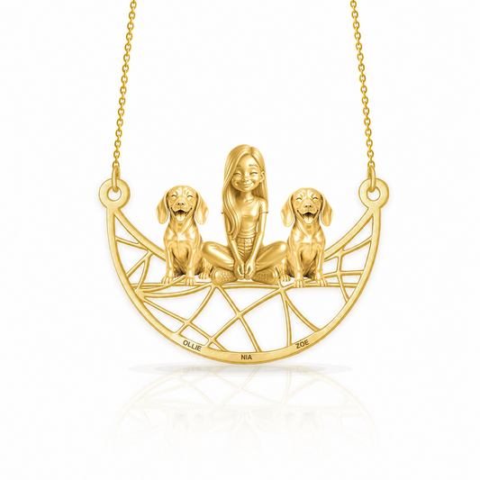 Soulyshine Beagle personalized companion necklace
