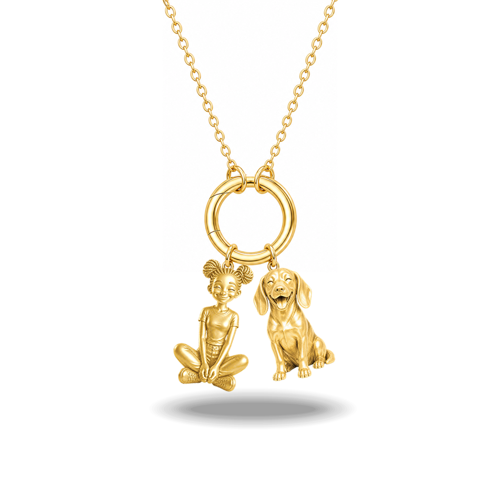Beagle - 18K Gold Vermeil - 1st