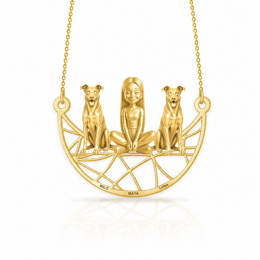 Soulyshine Beauceron personalized companion necklace