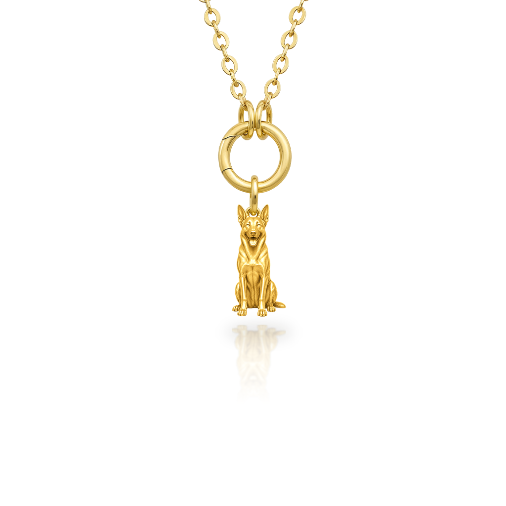 Belgian-Malinois - 18K Gold Vermeil - 1st