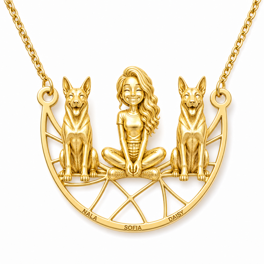 Belgian Malinois - 18K Gold Vermeil - 1st