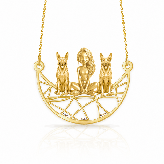 Belgian Malinois - 18K Gold Vermeil - 1st