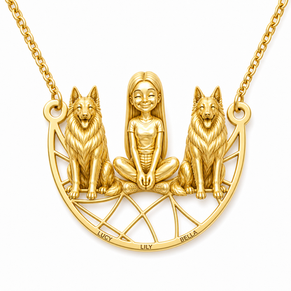 Belgian Sheepdog - 18K Gold Vermeil - 1st