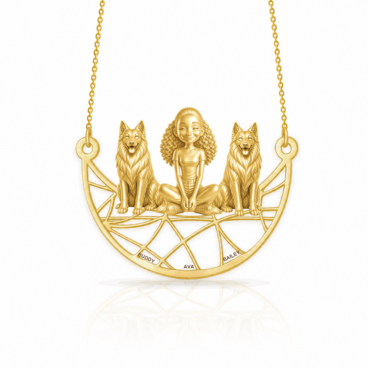 Belgian Sheepdog - 18K Gold Vermeil - 1st