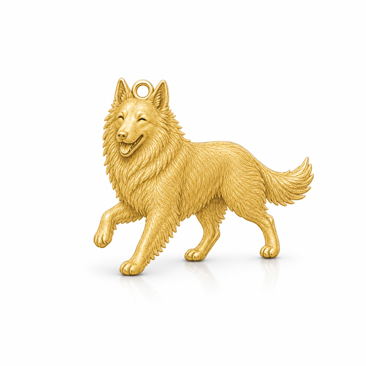 Soulyshine Belgian Sheepdog Personalized Pet Companion Charm Only