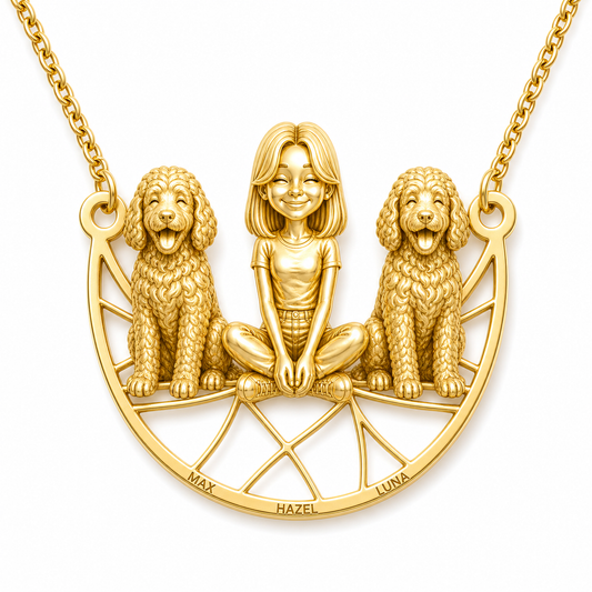 Bernedoodle - 18K Gold Vermeil - 1st