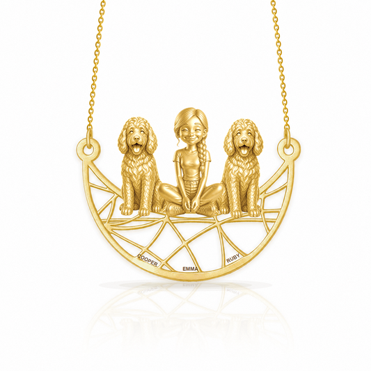 Bernedoodle - 18K Gold Vermeil - 1st