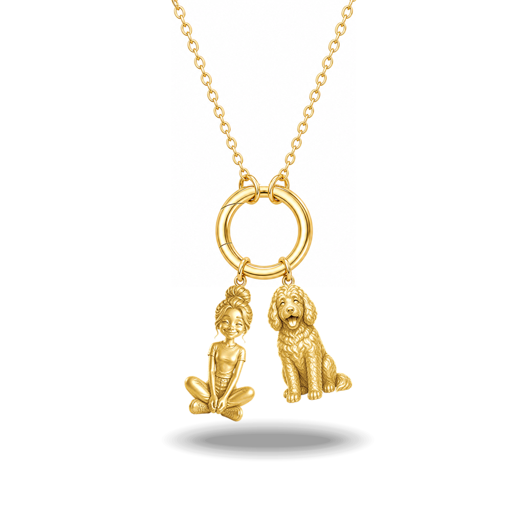 Bernedoodle - 18K Gold Vermeil - 1st