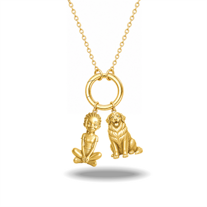 Bernese Mountain Dog - 18K Gold Vermeil - 1st