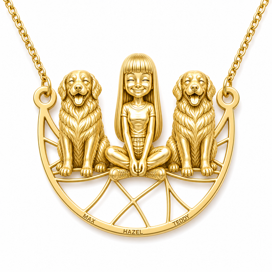 Bernese Mountain Dog - 18K Gold Vermeil - 1st