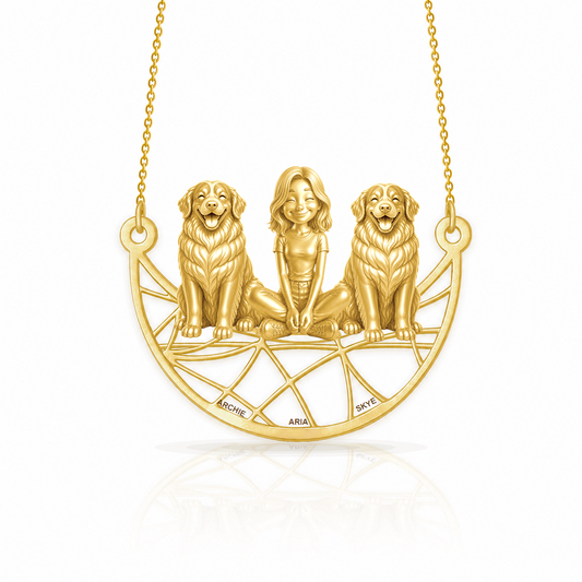 Bernese Mountain Dog - 18K Gold Vermeil - 1st
