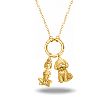 Bichon Frise - 18K Gold Vermeil - 1st