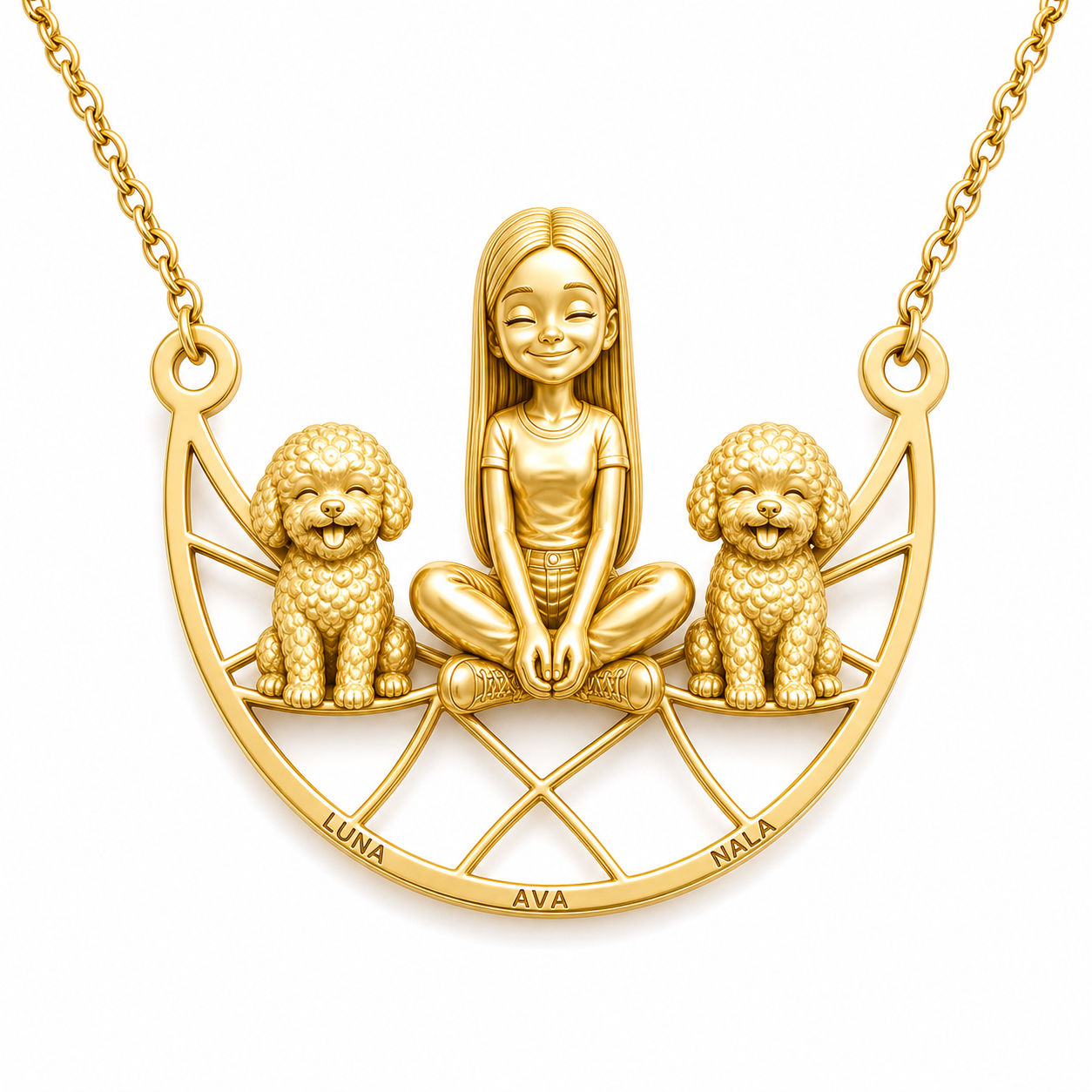 Bichon Frise - 18K Gold Vermeil - 1st