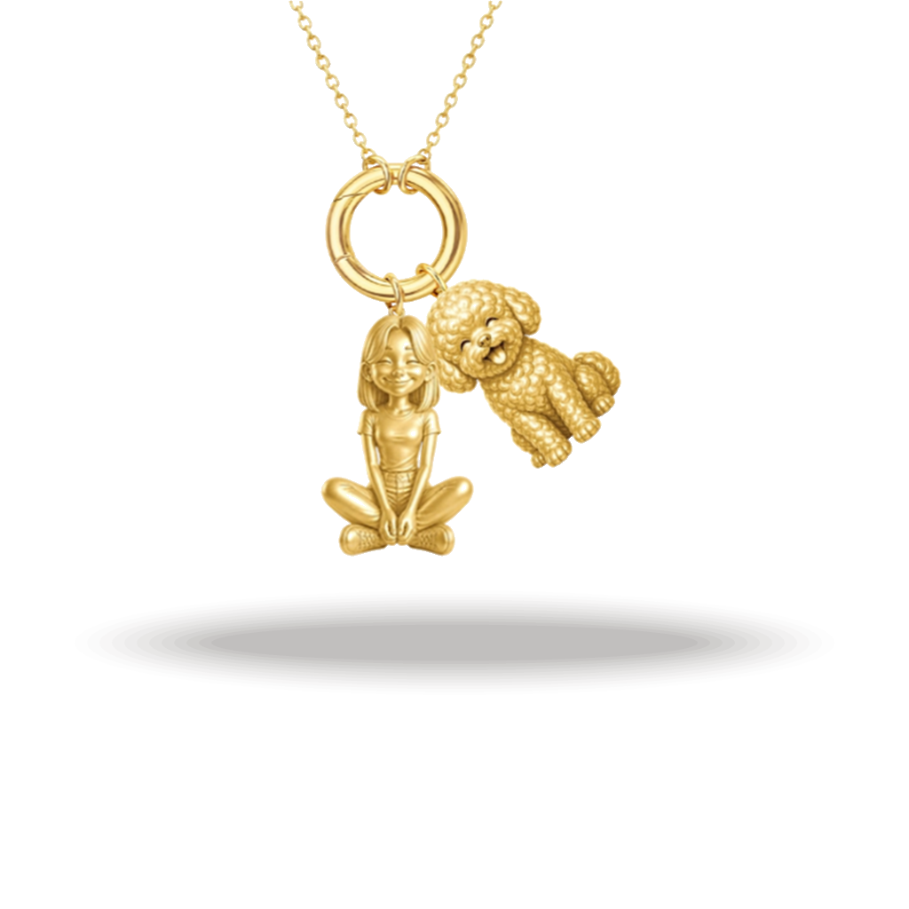 Bichon Frise - 18K Gold Vermeil - 1st