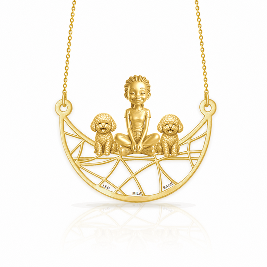 Bichon Frise - 18K Gold Vermeil - 1st