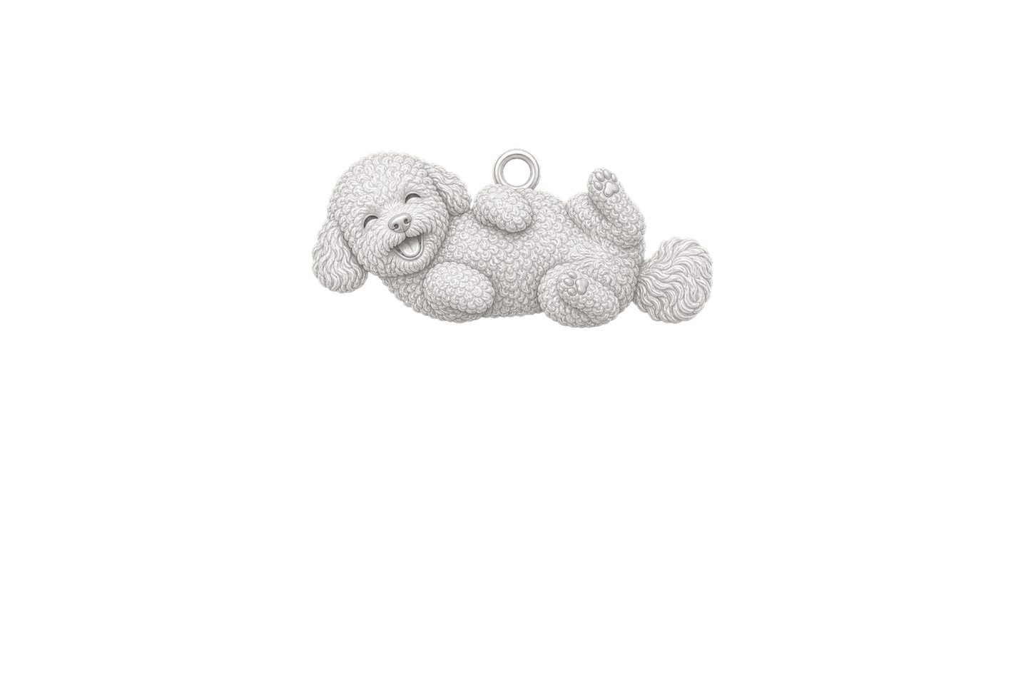 Soulyshine Bichon Frise Little Love Charm Only - Image 1