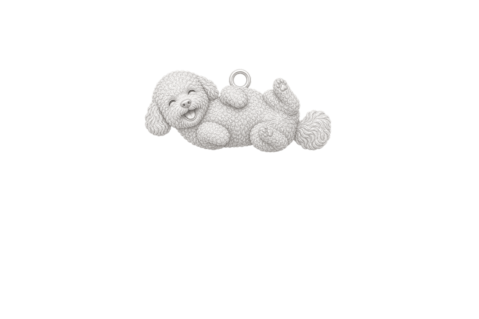 Soulyshine Bichon Frise Little Love Charm Only - Image 1