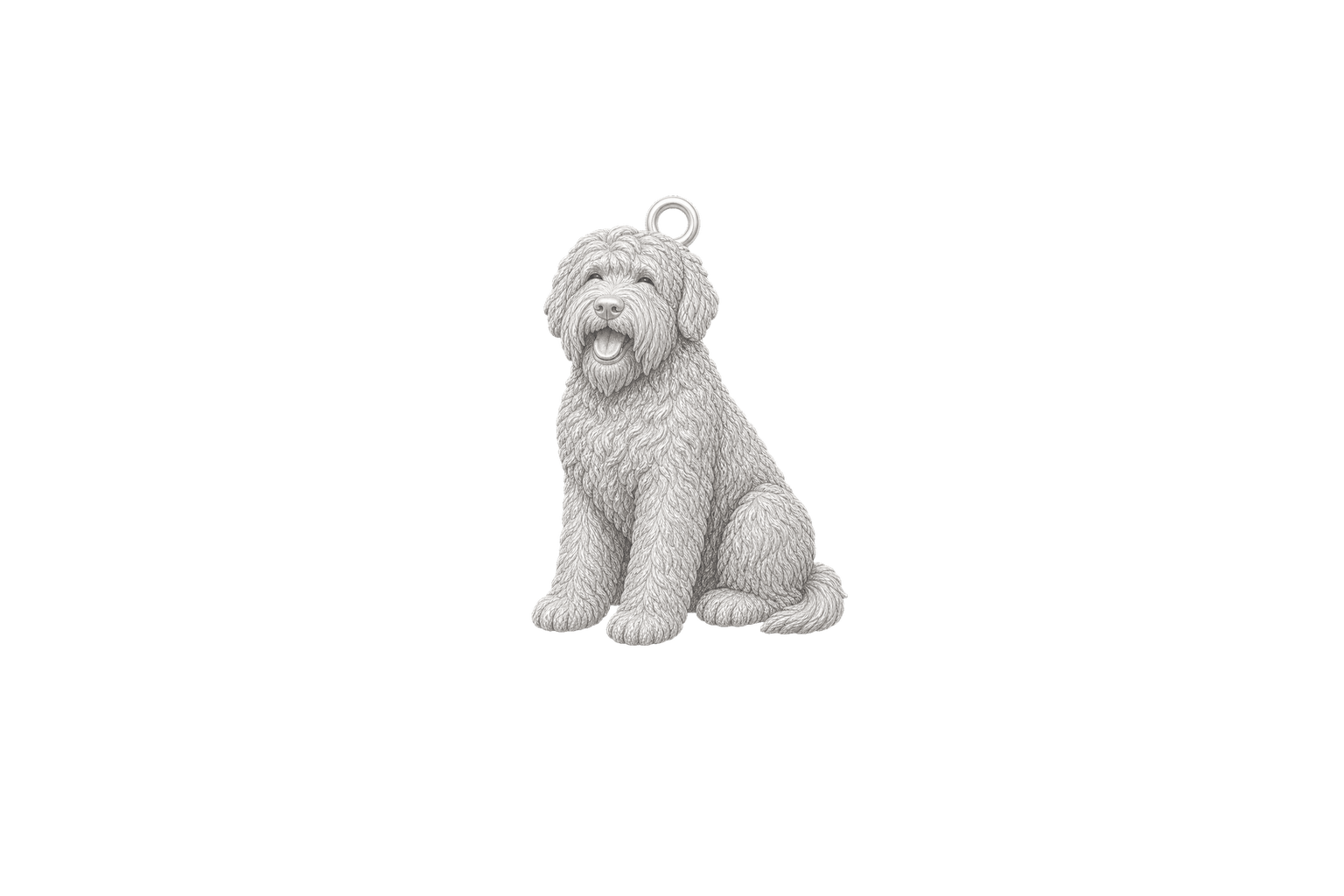 Soulyshine Black Russian Terrier Little Love Charm Only - Image 1