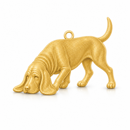 Soulyshine Bloodhound Personalized Pet Companion Charm Only