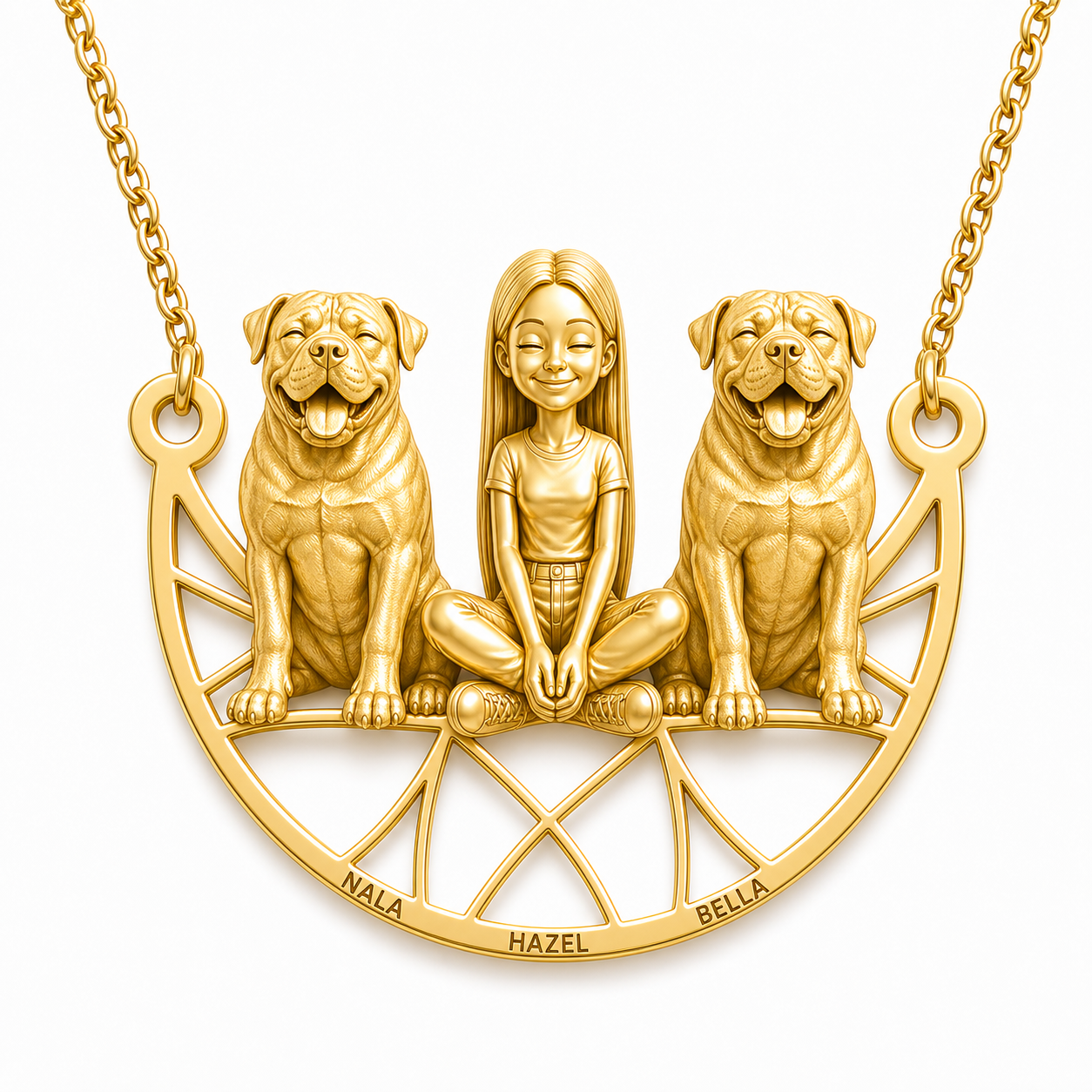 Boerboel - 18K Gold Vermeil - 1st