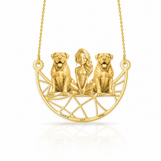 Soulyshine Boerboel personalized companion necklace