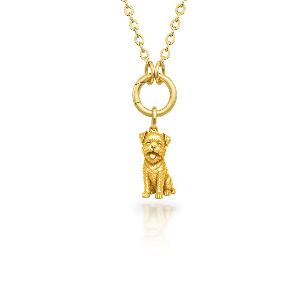 Border-Terrier - 18K Gold Vermeil - 1st