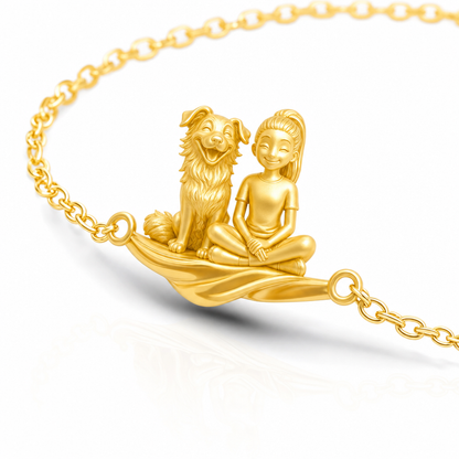Border Collie - 18K Gold Vermeil - 2nd
