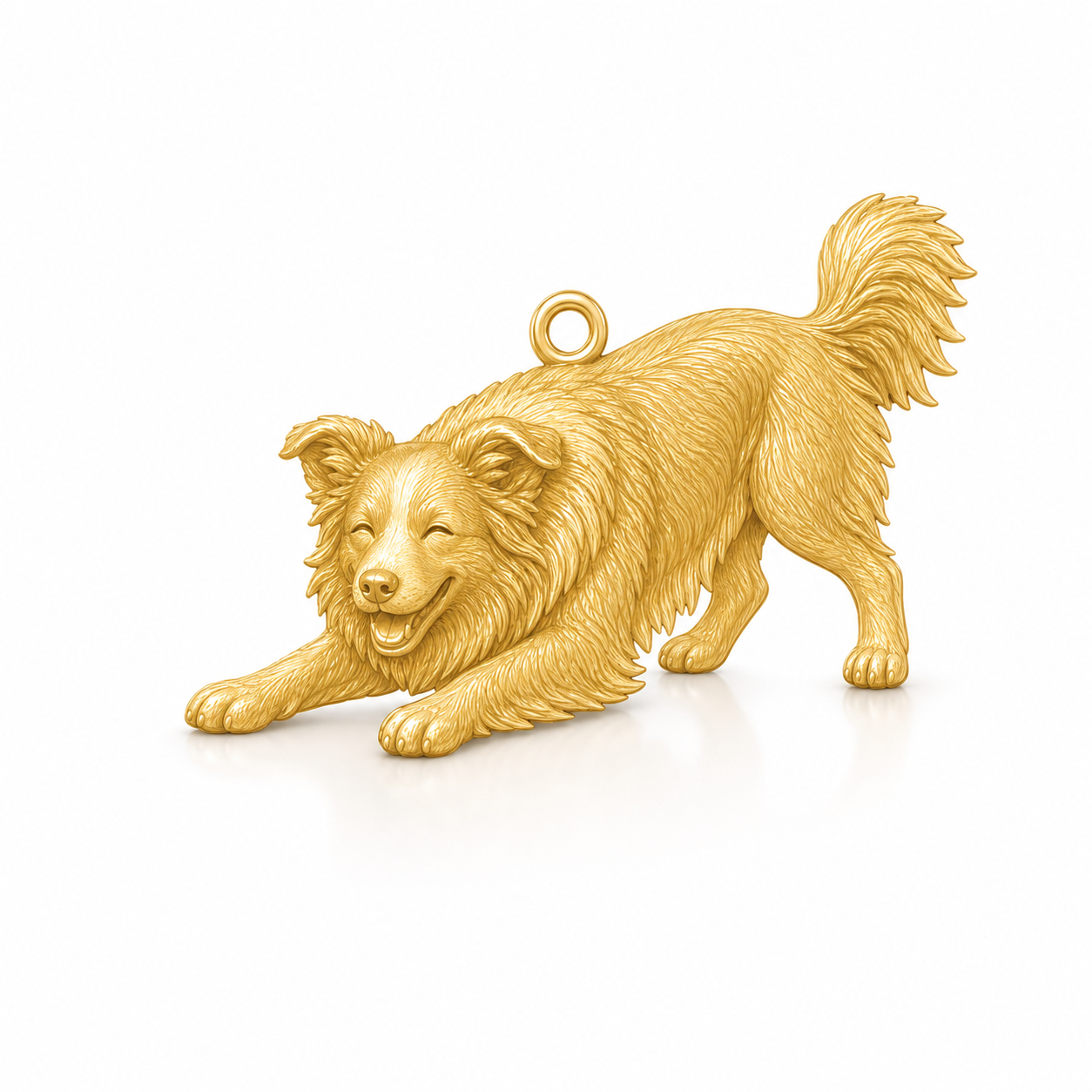 Soulyshine Border Collie rough coat Personalized Pet Companion Charm Only