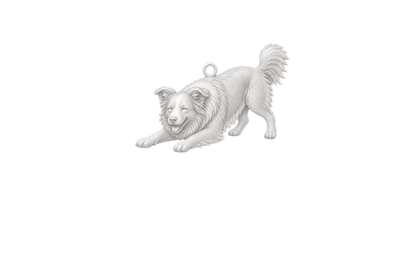 Soulyshine Border Collie rough coat Little Love Charm Only - Image 1