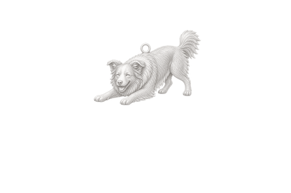 Soulyshine Border Collie rough coat Little Love Charm Only - Image 1